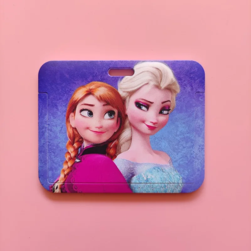 Disney Pincess Girls Women Name Card Cover Campus Card Bag Card Holder Id Card Case Horizontal Design