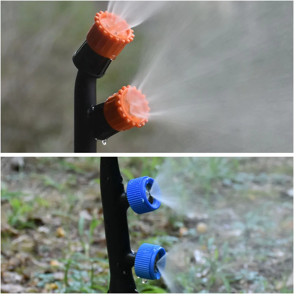 Agricultural Hand Garden Sprayer Nozzle Single/Double/Three Nozzle Head Garden Lawn Irrigation Pesticide Mist Spraying Sprinkler