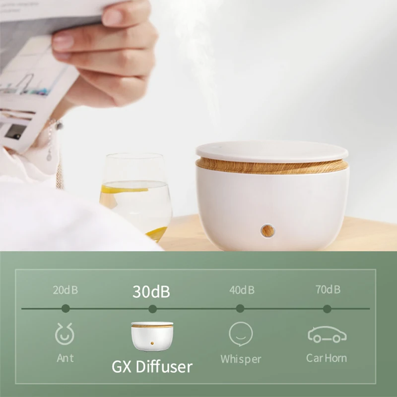 สีขาวปลาโลมา500ML น้ำมันหอมระเหย Aroma Diffuser Air Humidifier Aromatherapy Diffuser Mist Maker Fogger สำหรับ Home