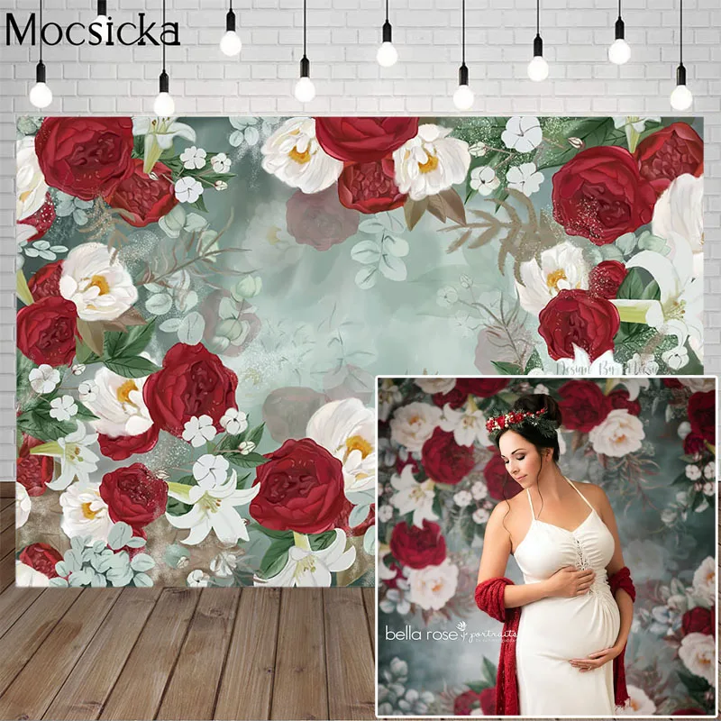 

Mocsicka Flowers Photography Background Abstract Texture Backdrops Child Pregnant Woman Portrait Photo Decoration Props Studio