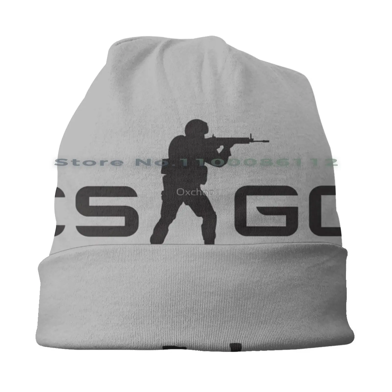 Counter Strike-G O Beanies Knit Hat Famous Video Game Csgo War Steam Counter Strike G O Css Global Rank Offensive Brimless