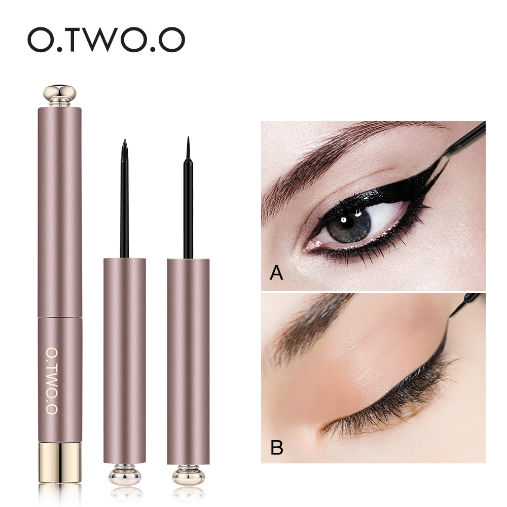 O.TWO.O Wholesale Thin Liquid Eyeliner Pen Silk Black Eye Liner Pencil 24 Hours Long Lasting Water-Proof Eyes Makeup Tools