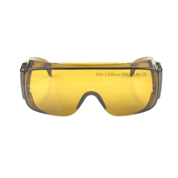 

EN207 O.D 6 Laser Safety Glasses for 980nm 1064nm and 1070nm Lasers, Marked 950-1100nm DIRM LB6 CE FOR Laser Machines