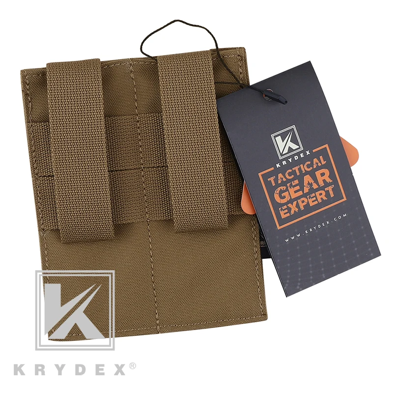 KRYDEX Double Open Top Magazine Pouch Tactical High Speed Fast Draw MOLLE PALS 9mm .45 Mag Pouch Holster Outdoor Hunting Gear