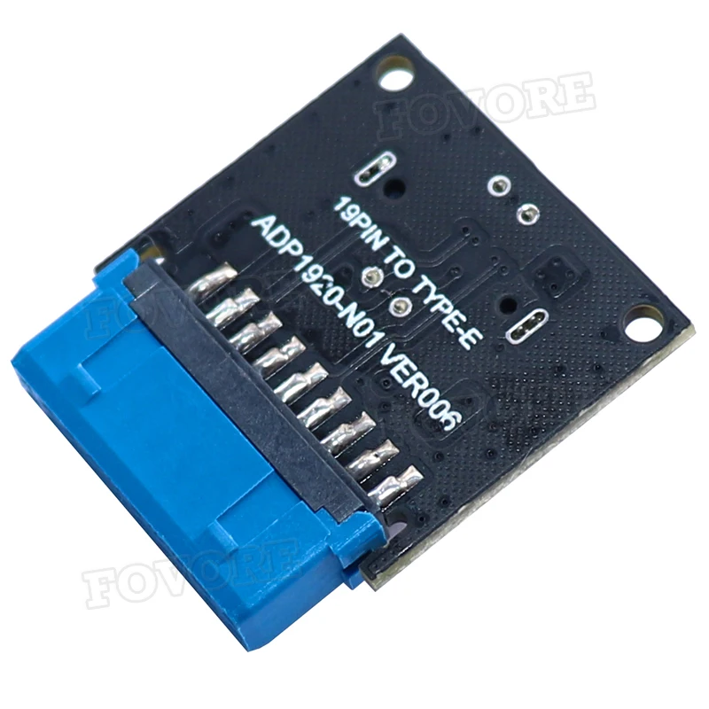 USB 3.0 Internal Header To USB 3.1/3.2 Type-C Front Panel Adapter (20-Pin To 19-Pin Type E)