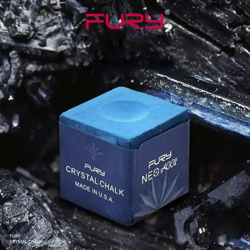 Imagen 2 del producto Taco de billar Fury, tiza cuadrada aceitosa azul, tiza de cristal de alta calidad, accesorios de billar profesionales