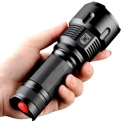 Litwod Z201006 Cree XHP50 XM-L2 U3 XM-L T6 LED Flashlight 26650 Torch Waterproof Flashlight Zoomable Portable Camping Light