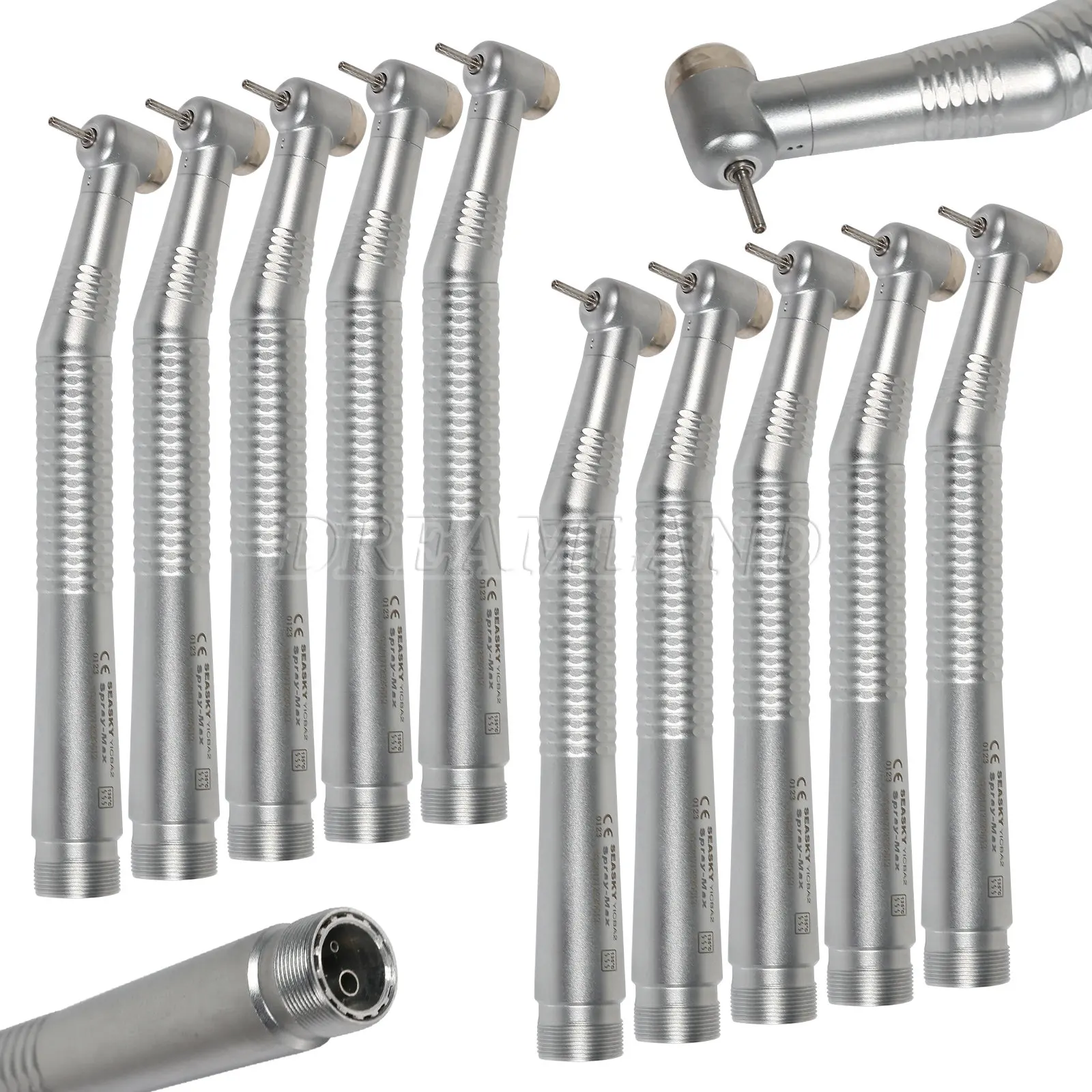 1-10Pcs NSK Style Dental High Speed Turbine Handpiece Push Button Single Water Spary 2-Hole Y1BA2