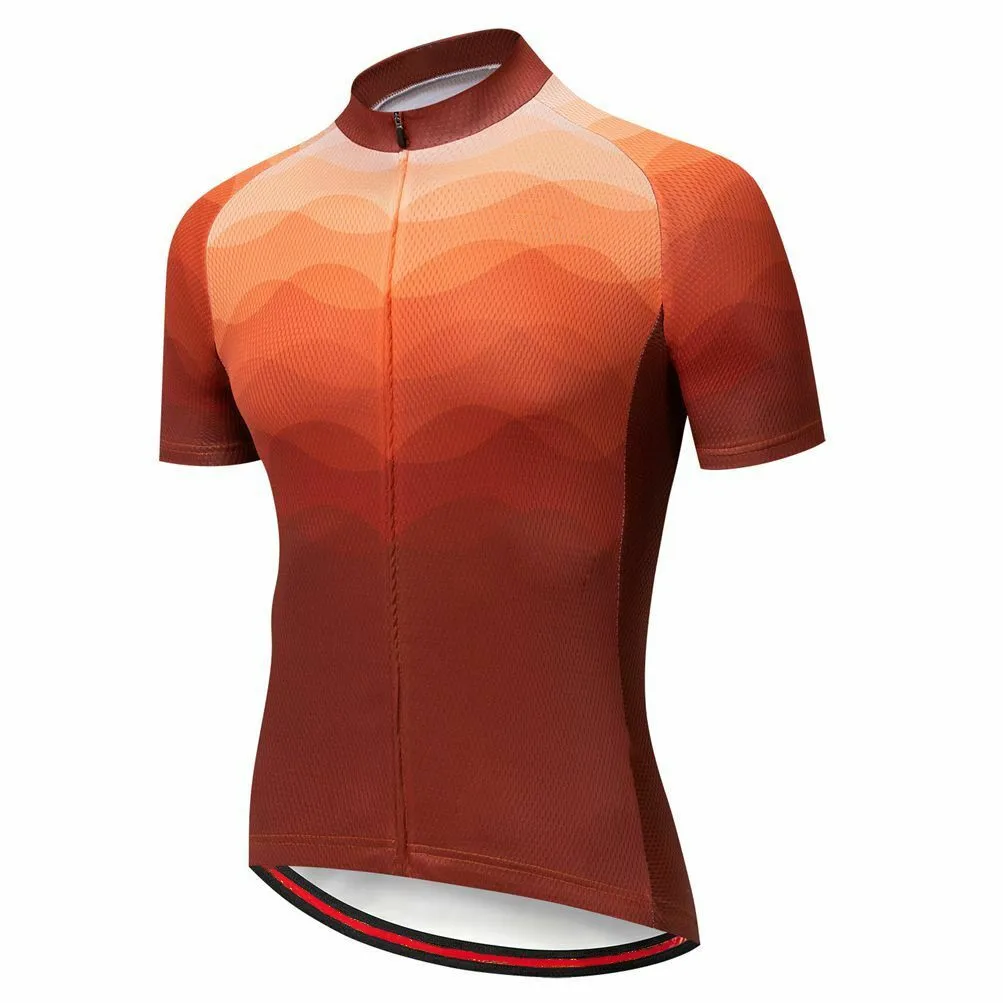 Professional Cycling Apparel Men Design Breathable Shirts 2021 New Fashion Custom Sublimated Short Sleeve Racing Jersey