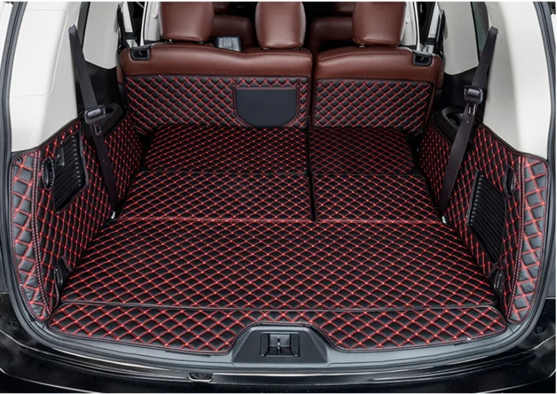 

High quality! Special car trunk mats for Infiniti QX80 7 8 seats 2022 Car styling boot carpets cargo liner for QX80 2021-2013