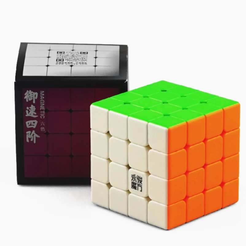 Yongjun Yusu V2M 4x4x4 Magnetic cube Yongjun Yusu V2M4x4x4マグネティックキューブ4x4x4パズルプロのマジックキューブ4x4マグネティックスピードキューブ子供向け教育玩具