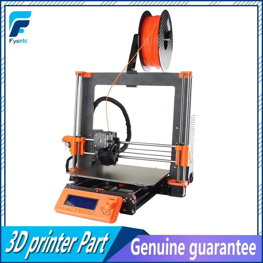 Clone Prusa i3 MK3S Complete Kit 3D Printer DIY  Full Kit Magnetic Heat Bed Alloy Frame Rod EinsyRambo 1.2e Board Motors Kit