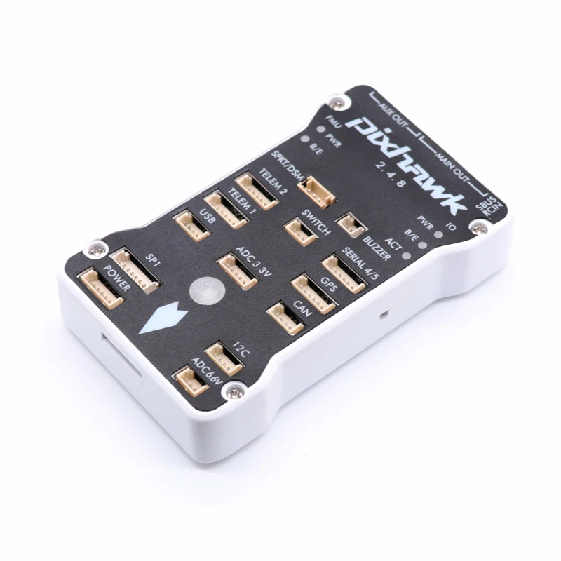 NEW Pixhawk White Shell  PX4 PIX 2.4.8 32 Bit Flight Controller Autopilot ONLY board without TF card  arduplane