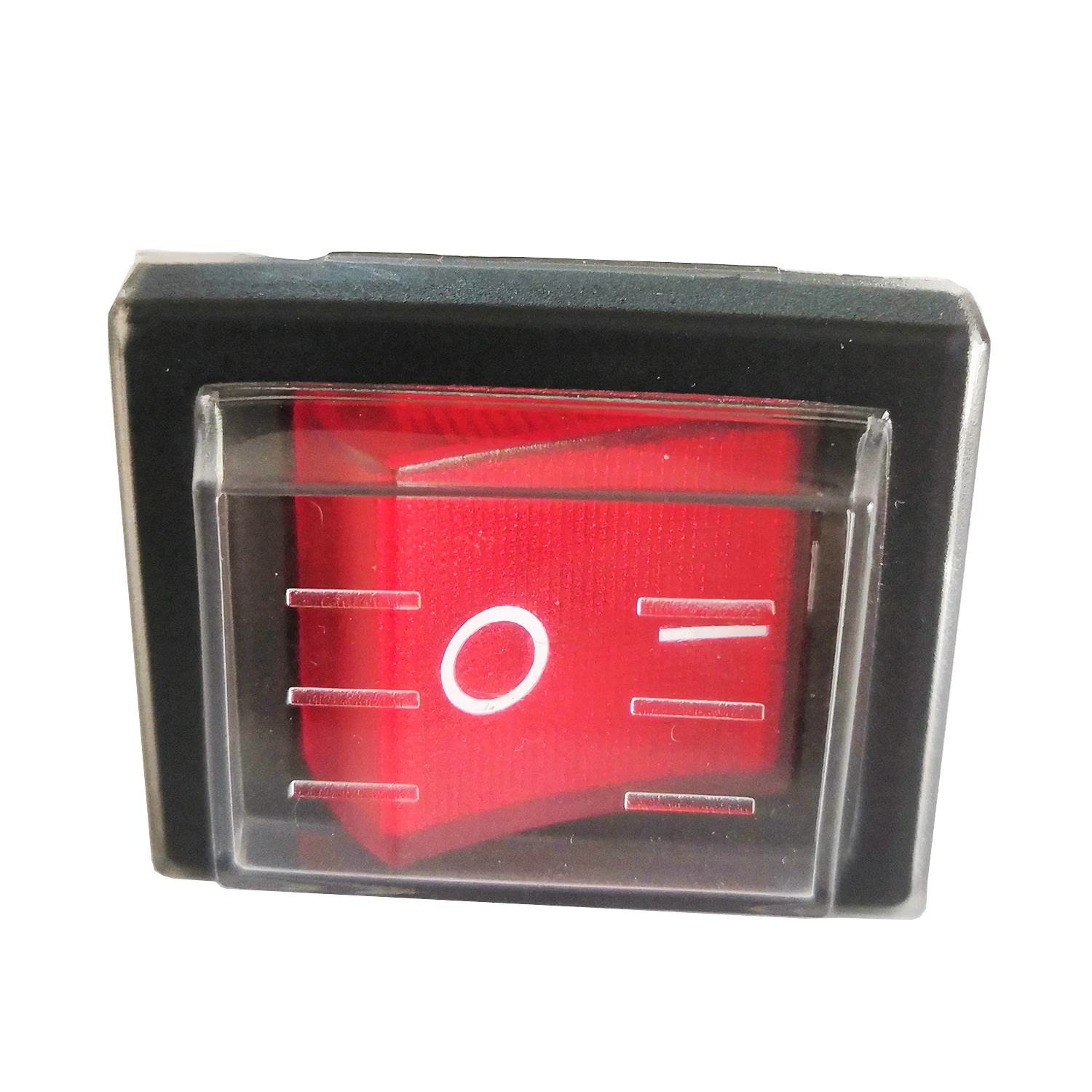 2PCS SOKEN Waterproof Rocker Switches RK1-01 16A 4Pins ON-OFF DPST Inverter Welding Machine Coffee Maker Switch Red Light