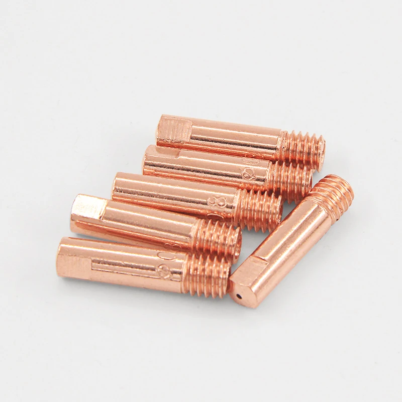 16pcs/lot Mig Welding Nozzle Co2 welding Torch Consumables Tip Holder Contact Tip 15AK Mig Torches accessories