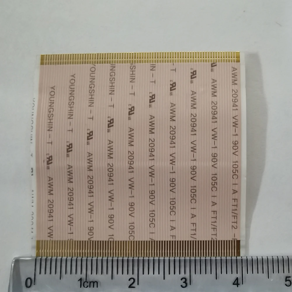 مرنة 40 مللي متر X 40 مللي متر Tcon مجلس موصل الكابلات المرنة 80 دبابيس 2757 الكابلات المرنة الأصلية 80 دبوس Tcon بطاقة كابل دون مشبك