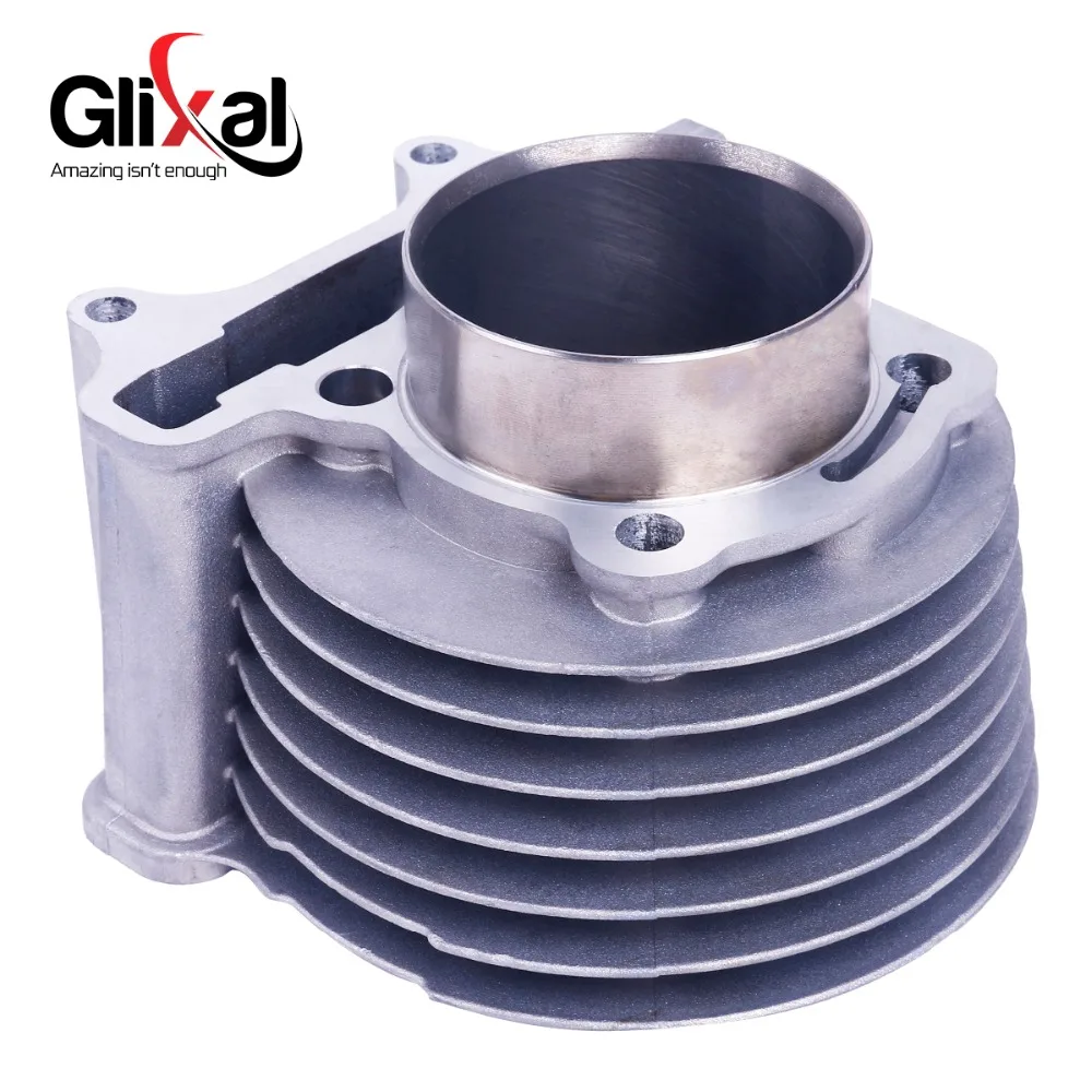 Glixal GY6 150cc 157QMJ 4-stroke Chinese Scooter 57.4mm Cylinder Block for JONWAY,BASHAN,ZNEN,ROKETA,TANK,BMS Moped ATV Go-Kart