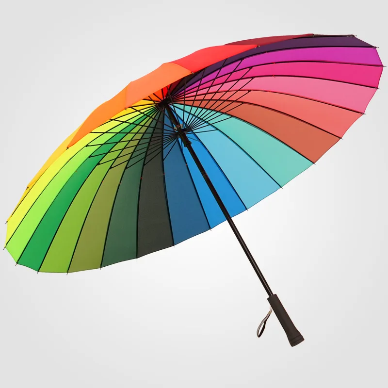 Fashion Automatic Umbrella Business High Quality Large Windproof Rainbow Umbrella Luxury Waterproof Sombrilla Umbrella BC50YS