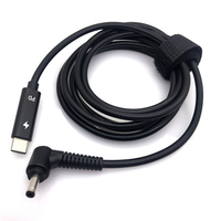 1PCS 1.5M USB 3.1 Type C USB-C to DC 19V 4.0*1.35mm Adapter PD Emulator Trigger 90 Degree Angled for ASUS