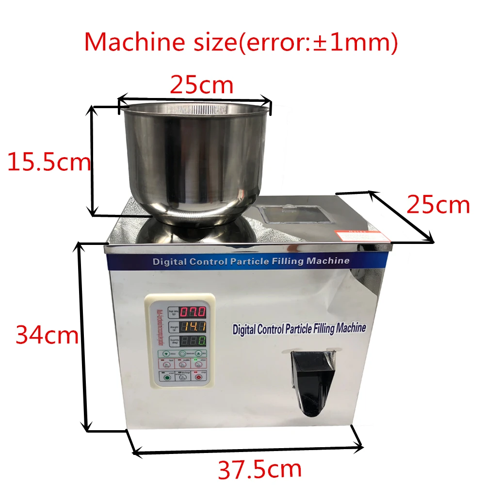 1 bis 99 Gramm intelligente Pulver verpackungs maschine Mehl, Sesam, Kaffee, Tee Abfüll maschine