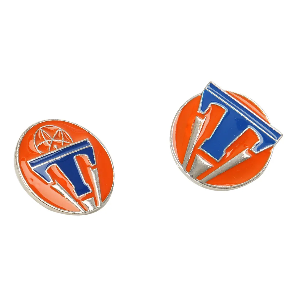 2pcs/set Tomorrowland Maxi Movie Jewelry Round Pins Badges Brooches High Quality Badge Brooch Pin with Enamel Lapel