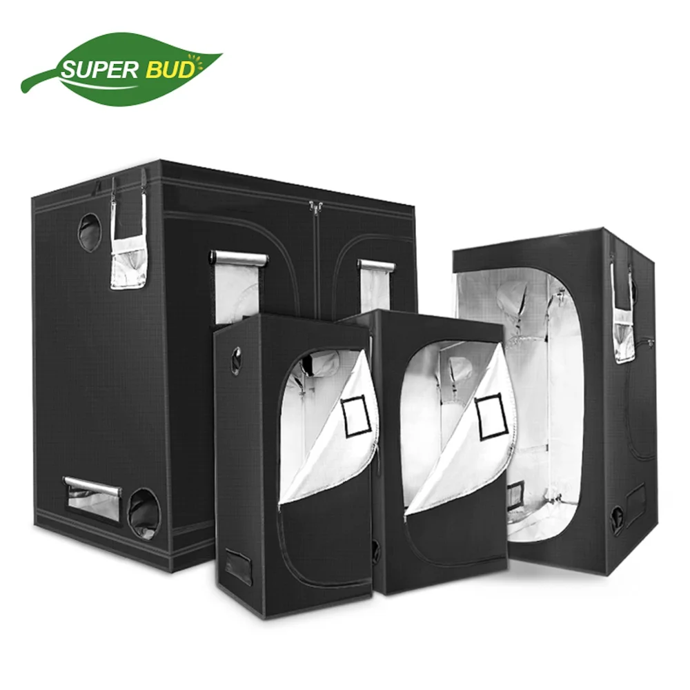 Hidroponia Interior Crescer Tenda, Mylar, Grow Box, Jardim, Interior, Planta Crescer, 2 \'x 2\', 3 \'x 3\', 4 \'x 4\', 5 \'x 5\' 6 \'x 6\', kits 1680D