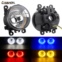 Car Fog Light Assembly Halo Ring Daytime Running Lamp DRL 12V For Peugeot 3008 4007 207 307 308 301 408 407 607 2008 4008 5008