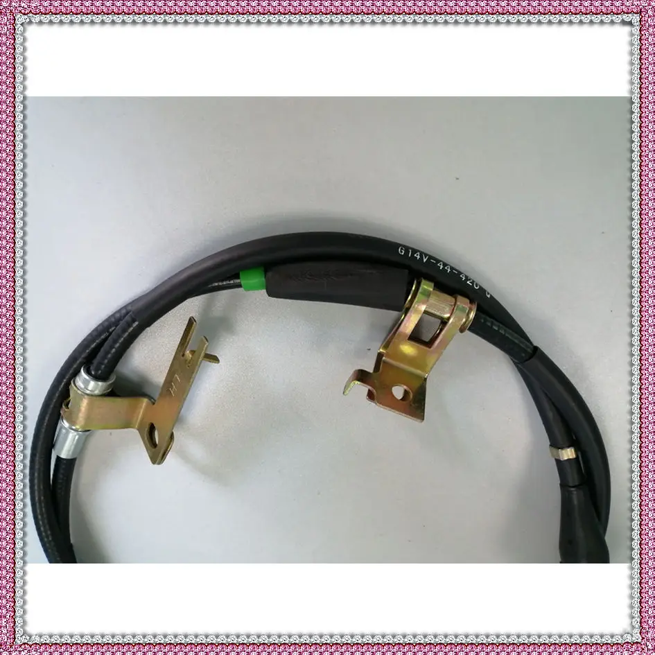 Car accessories G14V-44-410CL1 rear hand brake release cable for Mazda Premacy 1998-2009 CP Haima Freema H2 fit the drum brake