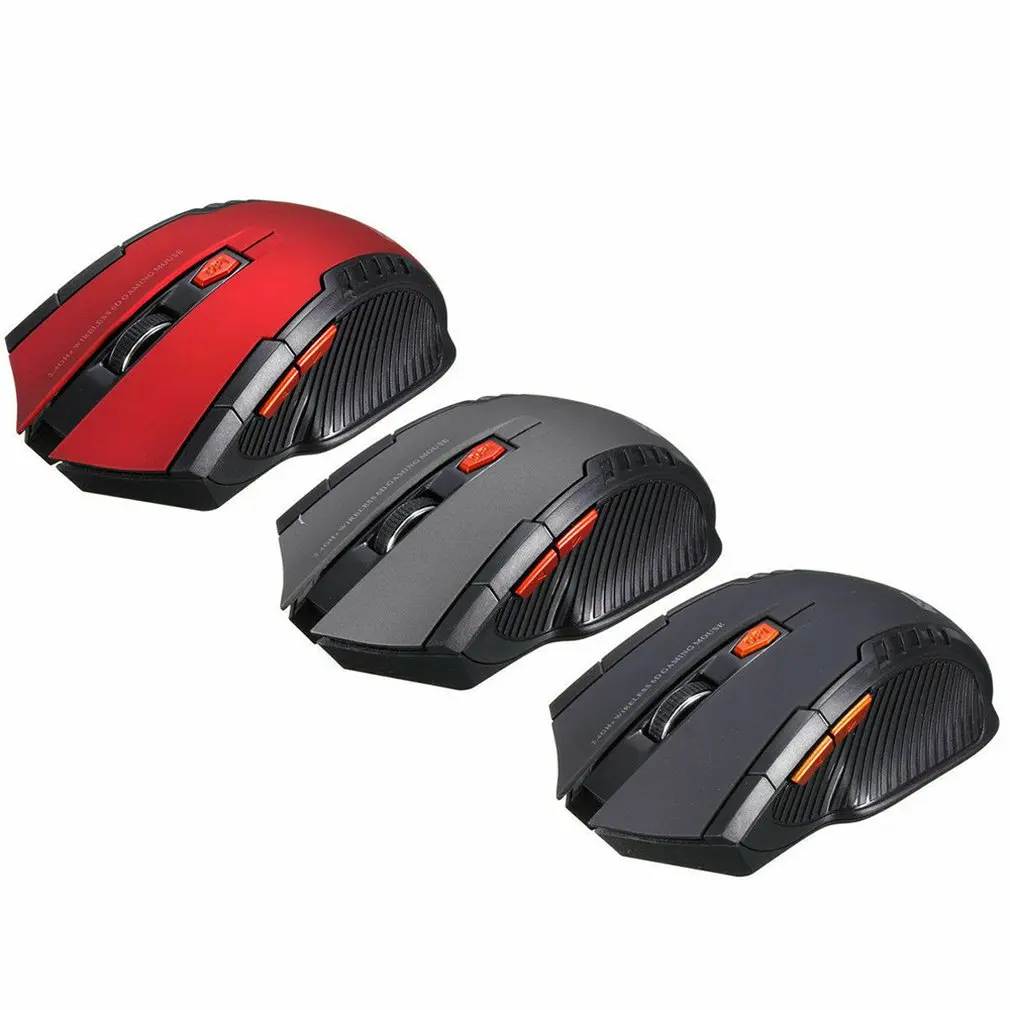 Mini Mouse da gioco ottico Wireless da 2.4Ghz e ricevitore Usb per Pc portatile