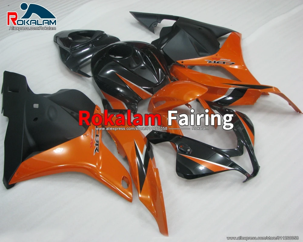 

Cowlings For Honda CBR600RR F5 2009 2010 09 10 CBR 600RR 2011 2012 11 12 Motorcycle Orange Black Fairing Kit (Injection Molding)