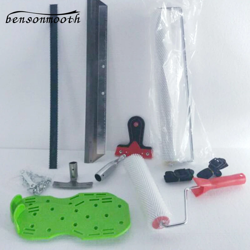 

Cement Self-leveling Tool Kit Epoxy Floor Paint Roller Blade Spike Rake Construction Tools