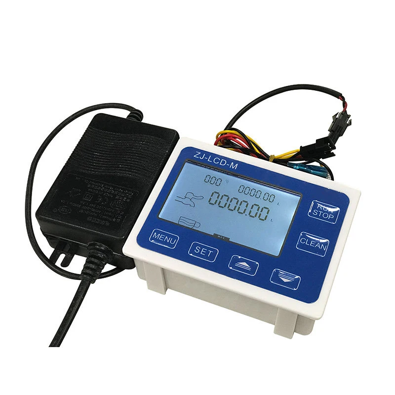 Imagem -03 - Display Digital Fluxo Quantitativo Controlador Sensor de Fluxo de Água Válvula Solenóide Uso para Controlar e Exibir Fluxo Líquido Dn50