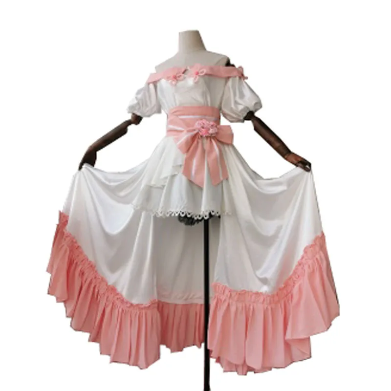 

FF14 Spring Dress Miqo'te Cosplay Costume Outfit colors can changed 110