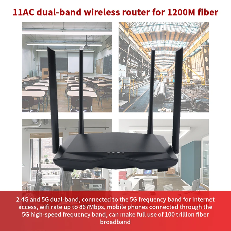 Беспроводной двухдиапазонный Wi-Fi роутер GLC6 AC1200 2,4G/5,0 ГГц Wi-Fi ретранслятор, дистанционное управление через приложение