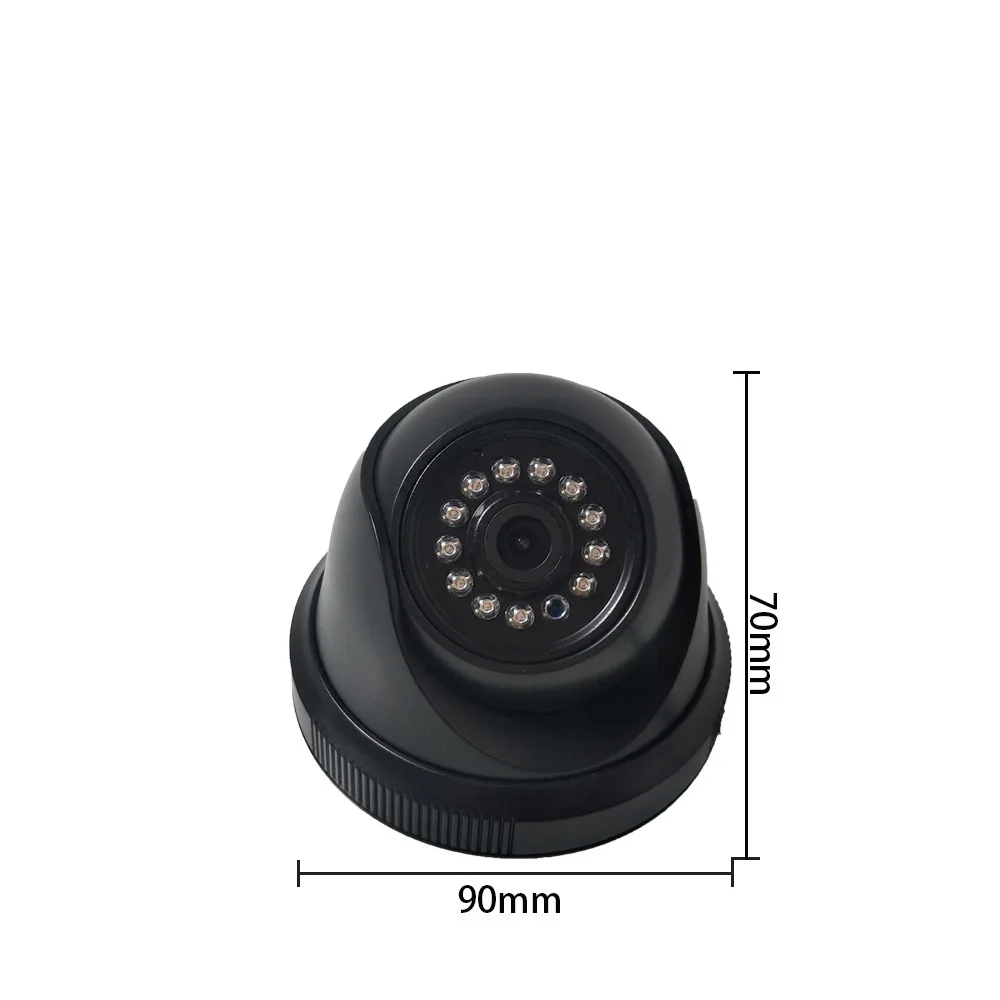 Accommodator Ahd Plastic Type Ingebouwde Voice Achter Dc12V Voeding Veiligheid Camera Voor Vrachtwagen Schoolbus Taxi Van