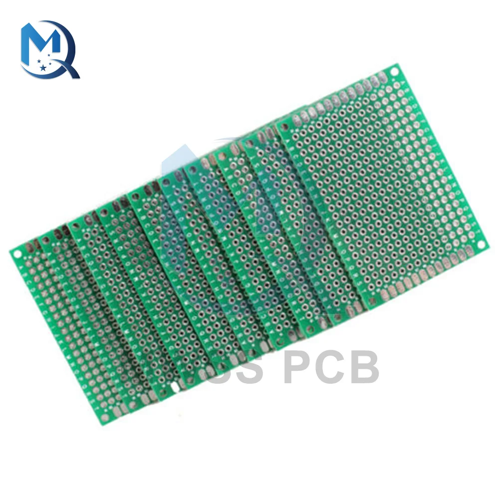 10PCS Double Sided Prototype PCB Breadboard 4x6 cm FR4 Glass Fiber 40x60 mm Diy Kit Tinned Universal Expansion Board Module