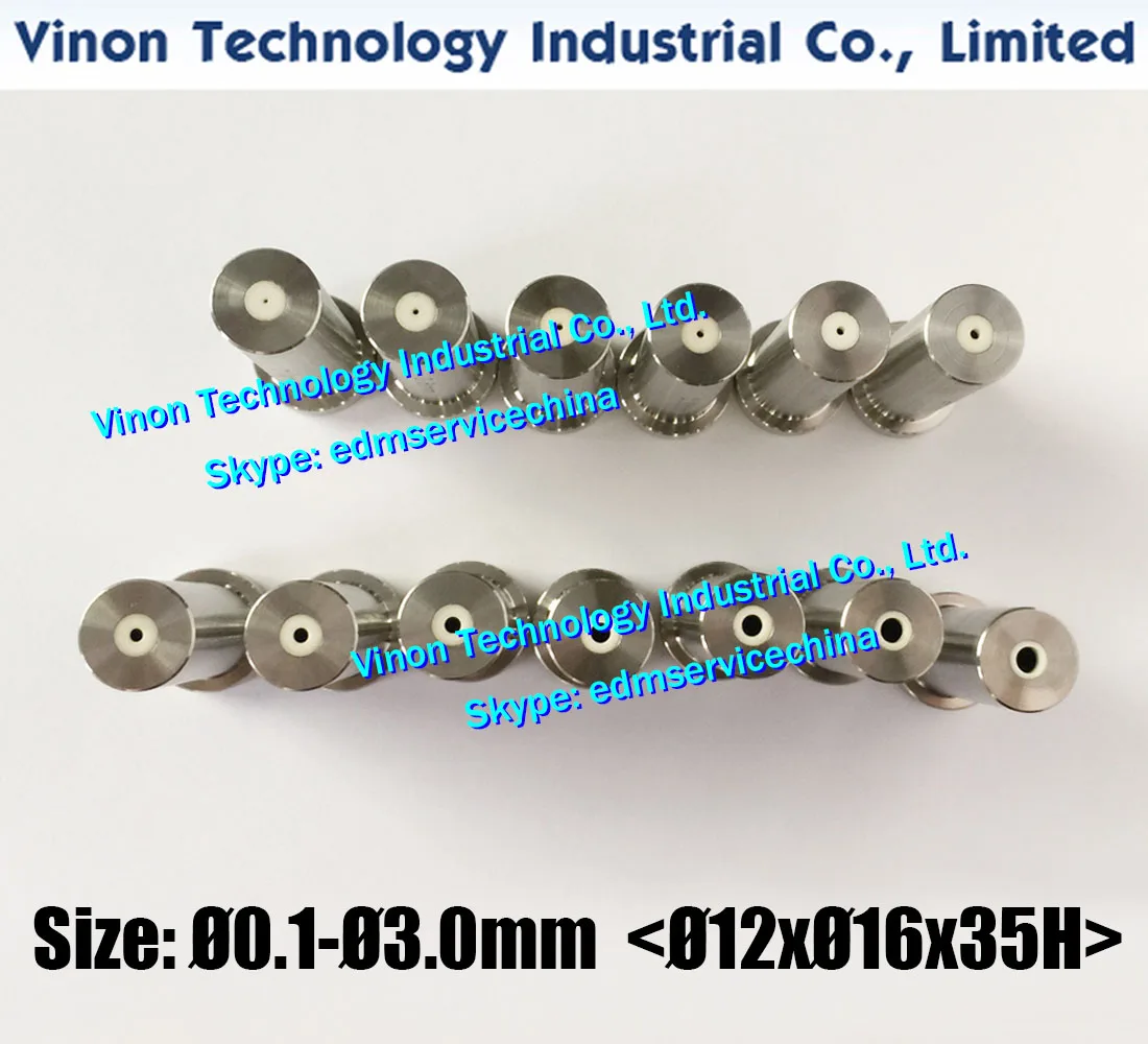 d=0.1-3.0mm Agie Ceramic Drill Guide for Actspark SD1,Drill20,HD30 335009852, 335.009.073, 335.009.074, 335.009.075, 335.009.076