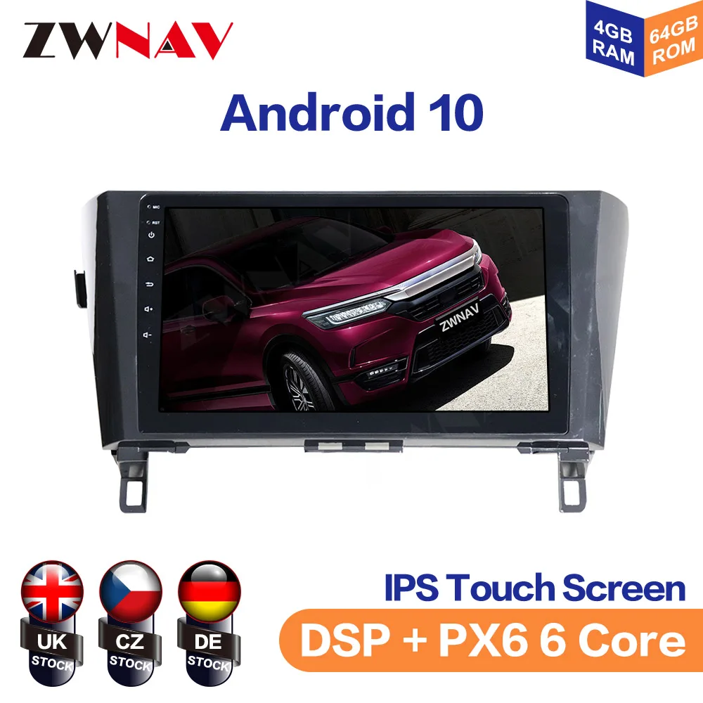 Android 10 IPS Screen For Nissan Qashqai X-trail 2013-2017 Screen Car Multimedia Player Navigation Audio Radio Stereo Head Unit