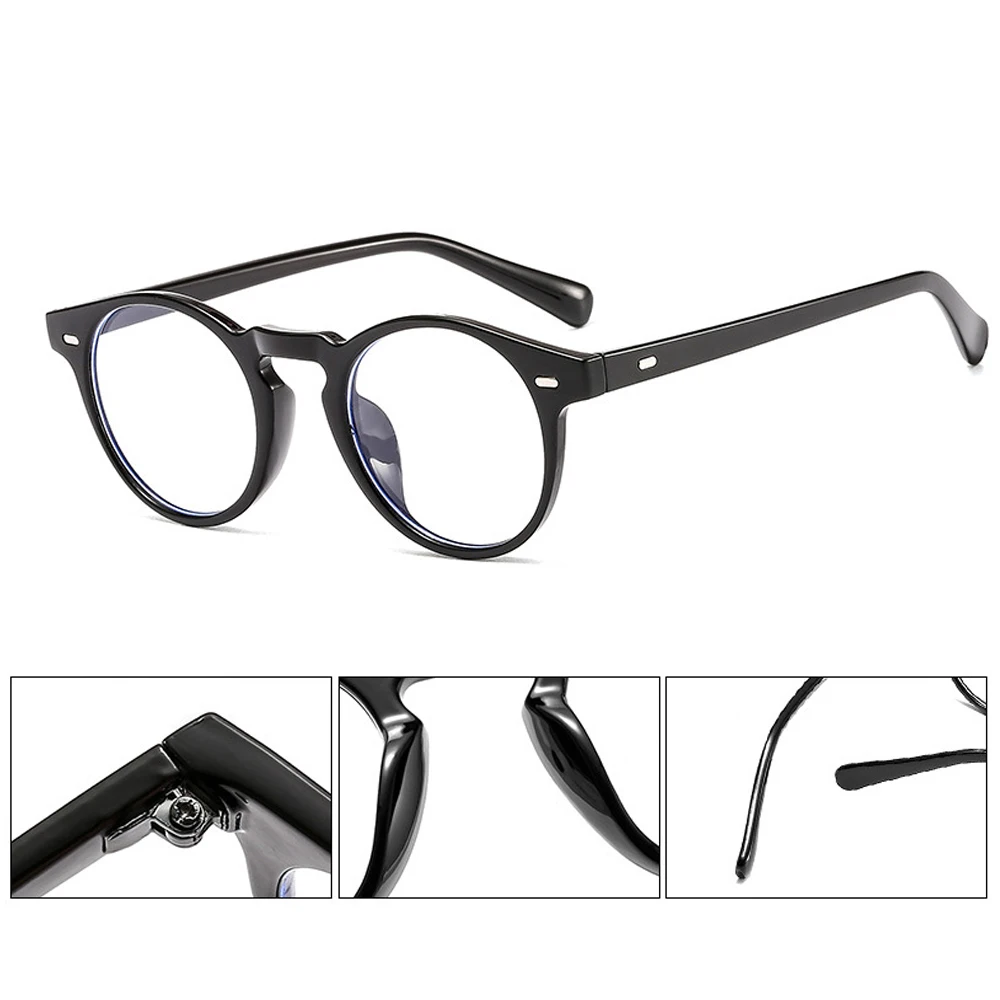 VIVIBEE Square Small Blue Light Filter Glasses Men Gaming Leopard Square Frame Blue Ray Blocking Computer Eyeglasses