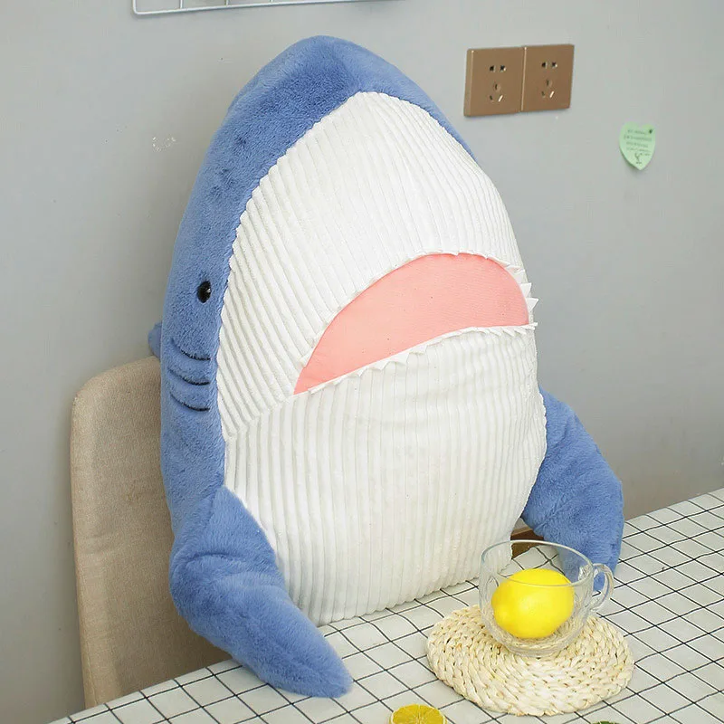 Cartoon Animal Soft Pillow Plush Toys Stuffed Dolls Russia Plush Shark Toys Fish Cushion for Children Birthday Gifts