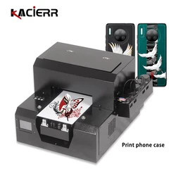 Newly upgraded automatic LED quick-drying ink UV printer A4 size can print mobile phone case glass metal leather