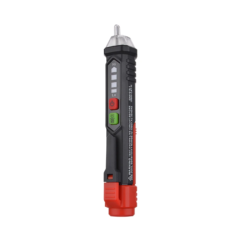 HT90 Non-Contact AC Voltage Detector Electrician Wiring Checker Pen Tester Smart Detection 12-1000V Voltage Indicator