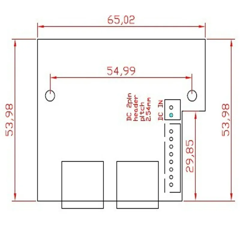 OEM Nhà Máy Sản Xuất Trực Tiếp Mini Nhanh 10/100Mbps Cổng Mạng Ethernet Lan Hub Chuyển Đổi Bảng 2 lớp Pcb 3 Rj45 5V 12V Đầu Cổng