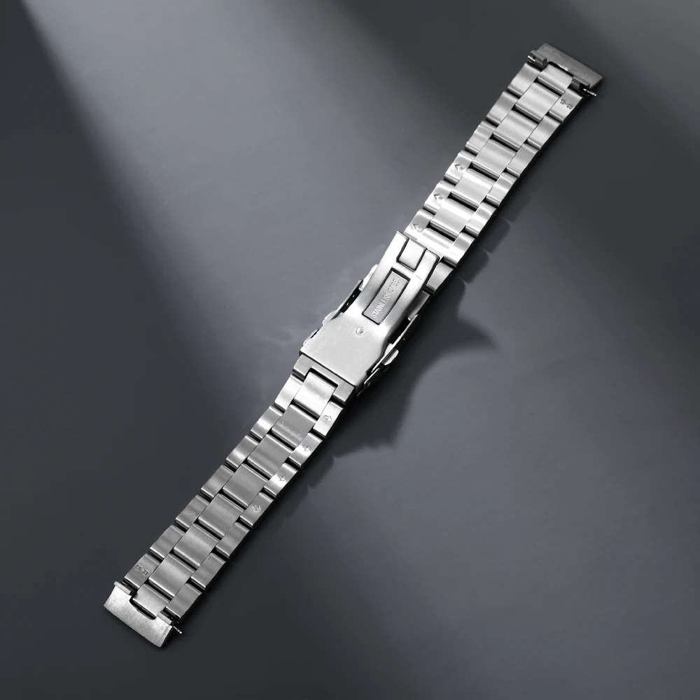 20mm Stainless Steel Solid End Link Watch Band Fit For Skx 6105 Watch