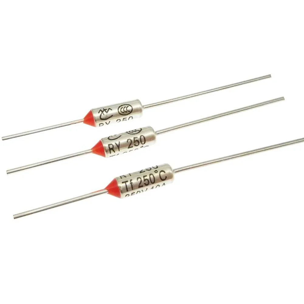 

100PCS/1LOT RY TF 10A/15A 250V Metal Thermal Temperature Fuse 60-300°C Degree