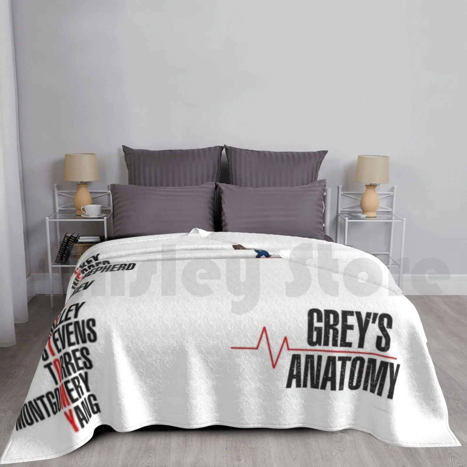 Grey’s Blanket Fashion Custom Grey S Anatomy Derek Shepherd Meredith Grey Twisted Sisters You Re My Person