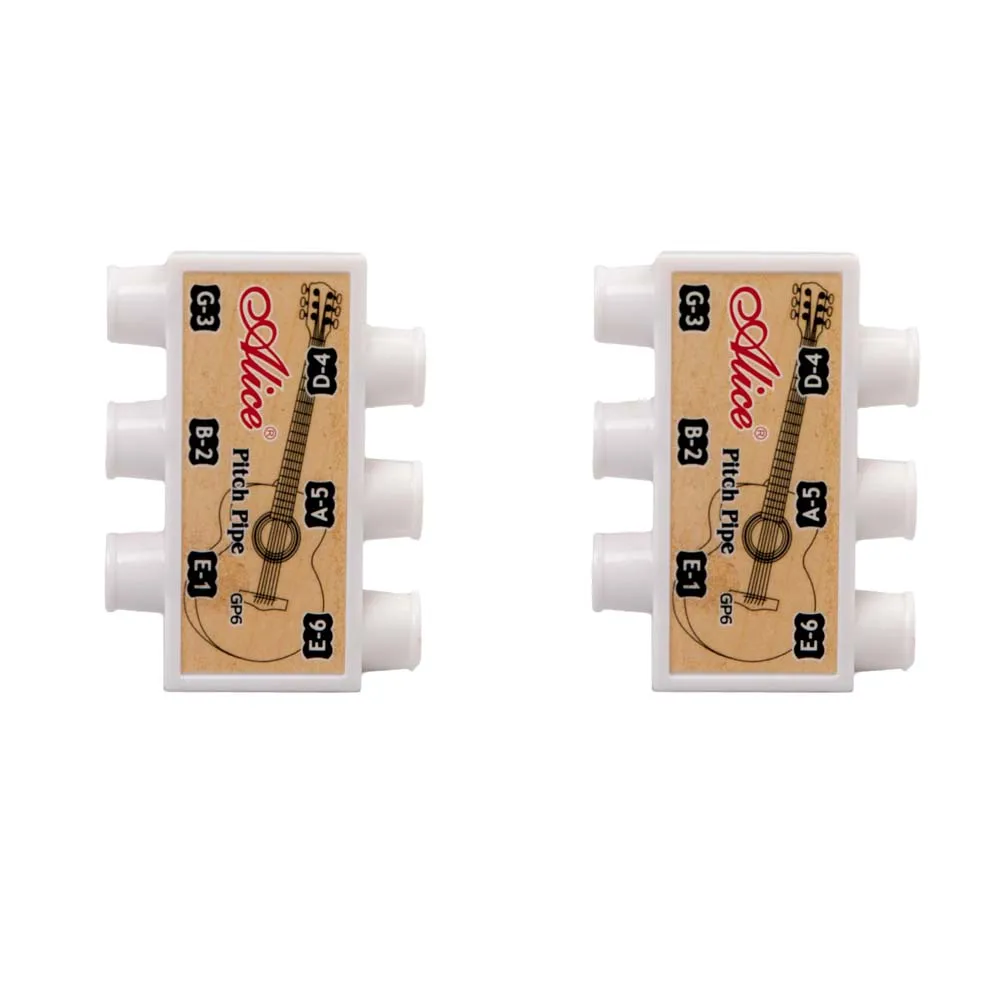 

2PCS Guitar Pitch Pipe Tuner Acoustic Guitar String Tuning Plastic E-A-D-G-B-E Guitar Accessories Guitar Tool