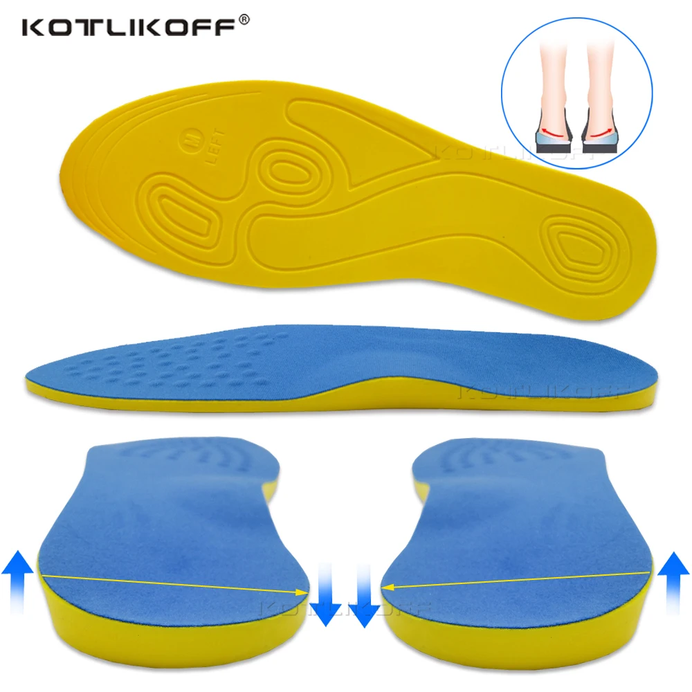 

KOTLIKOFF O/X Leg Orthopedic Insoles Correction Shoe Inserts For Foot Alignment Knock Knee Pain Bow Legs Valgus Varus Feet Care