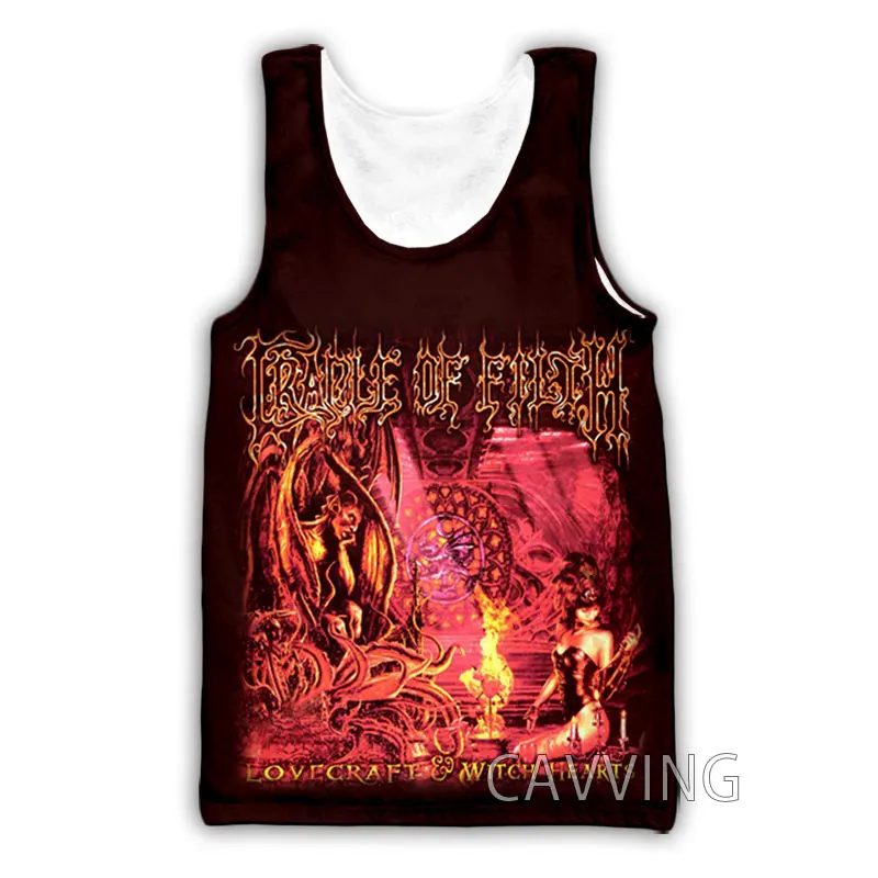 CAVVING 3D Printed  Cradle Of Filth  Tank Tops Harajuku Vest  Summer Undershirt Shirts Streetwear for Men/women