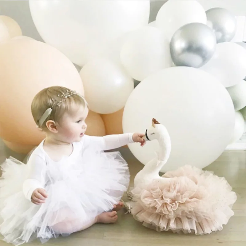 Children's Comfort Dolls INS Style Fashion Swan Princess Children's Room Decoration Accompanying Dolls Shooting Props Toys